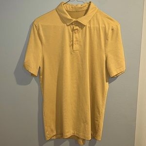 Yellow lululemon polo